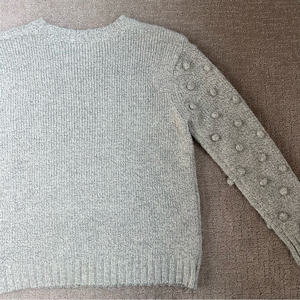All:Row Chunky Knit Pom Pom Sweater - Picture 10 of 12